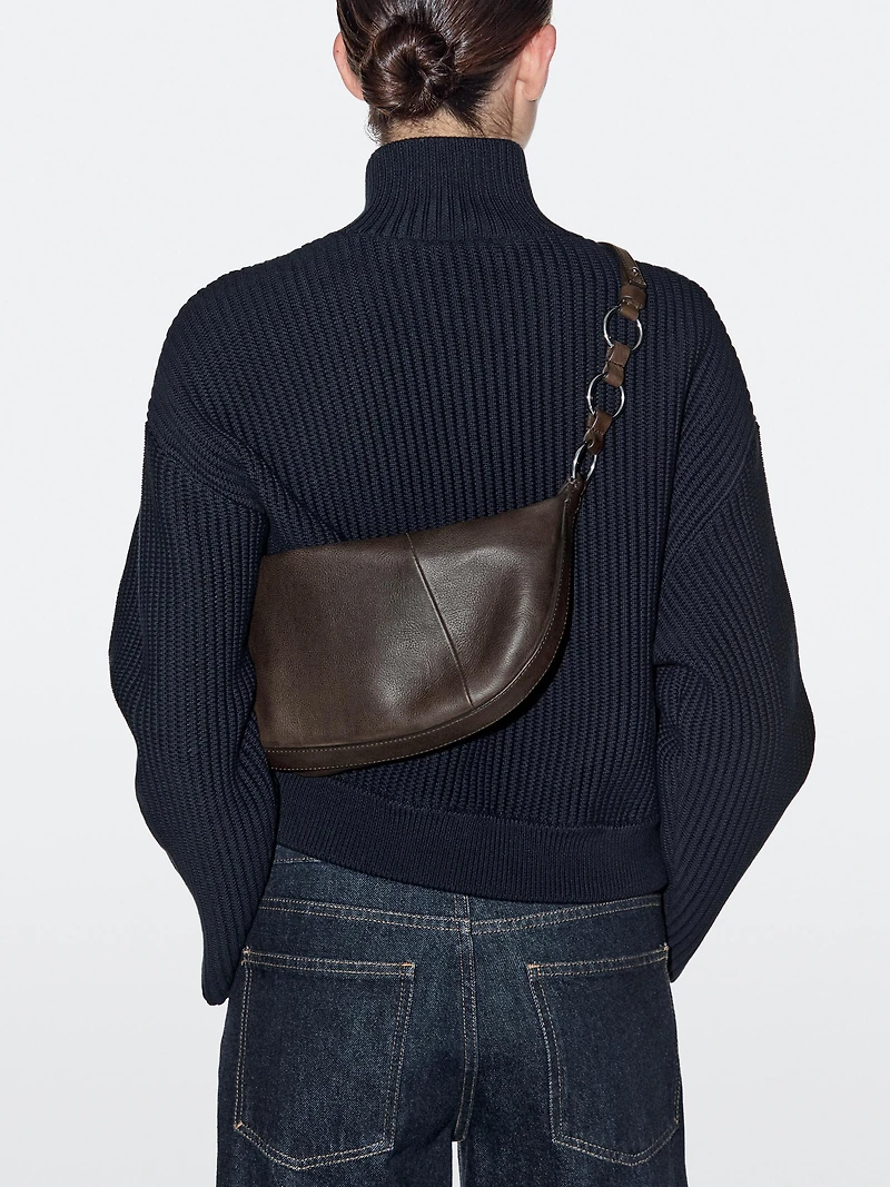 Small nappa leather bag