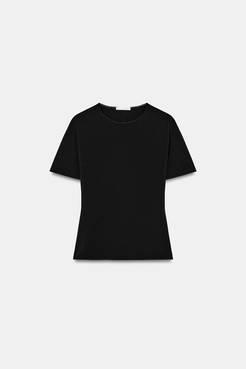SHORT SLEEVE CUT OUT TOP