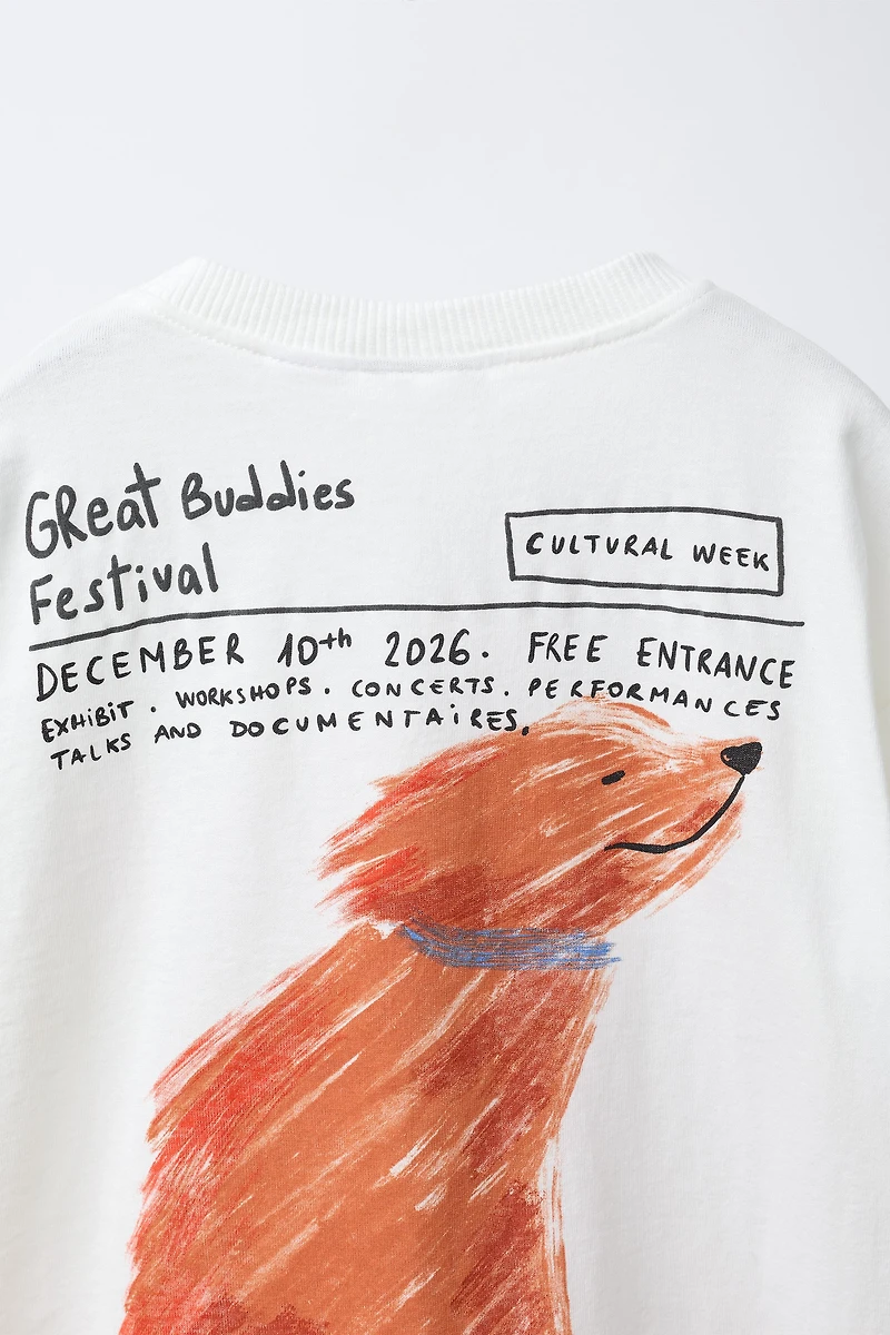 DOG PRINT T-SHIRT