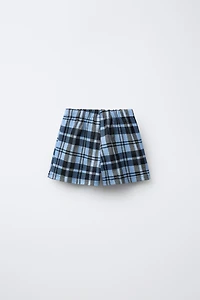 JUPE-SHORT À CARREAUX