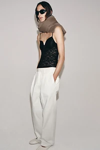 LACE STRAP TOP
