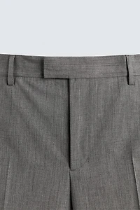 STRIPED FLARE SUIT PANTS