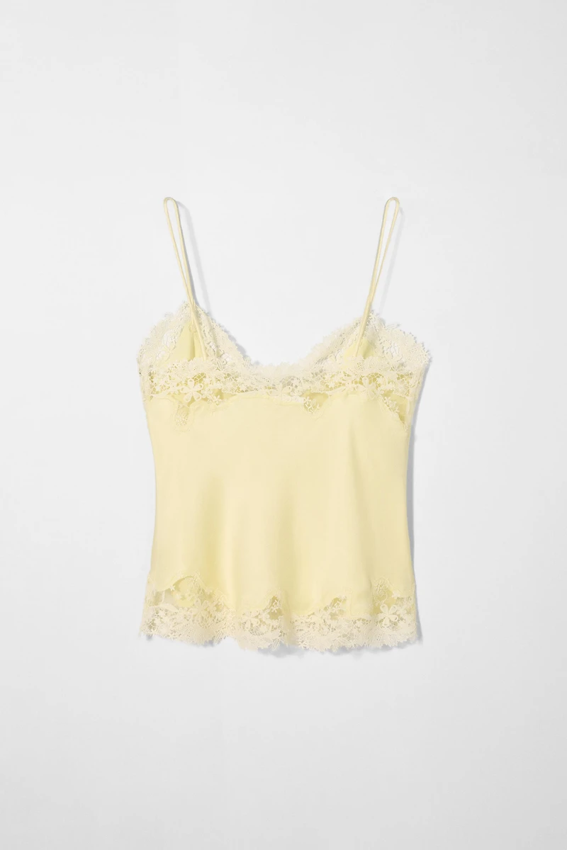 100% SILK CAMISOLE TOP KATE MOSS X ZARA
