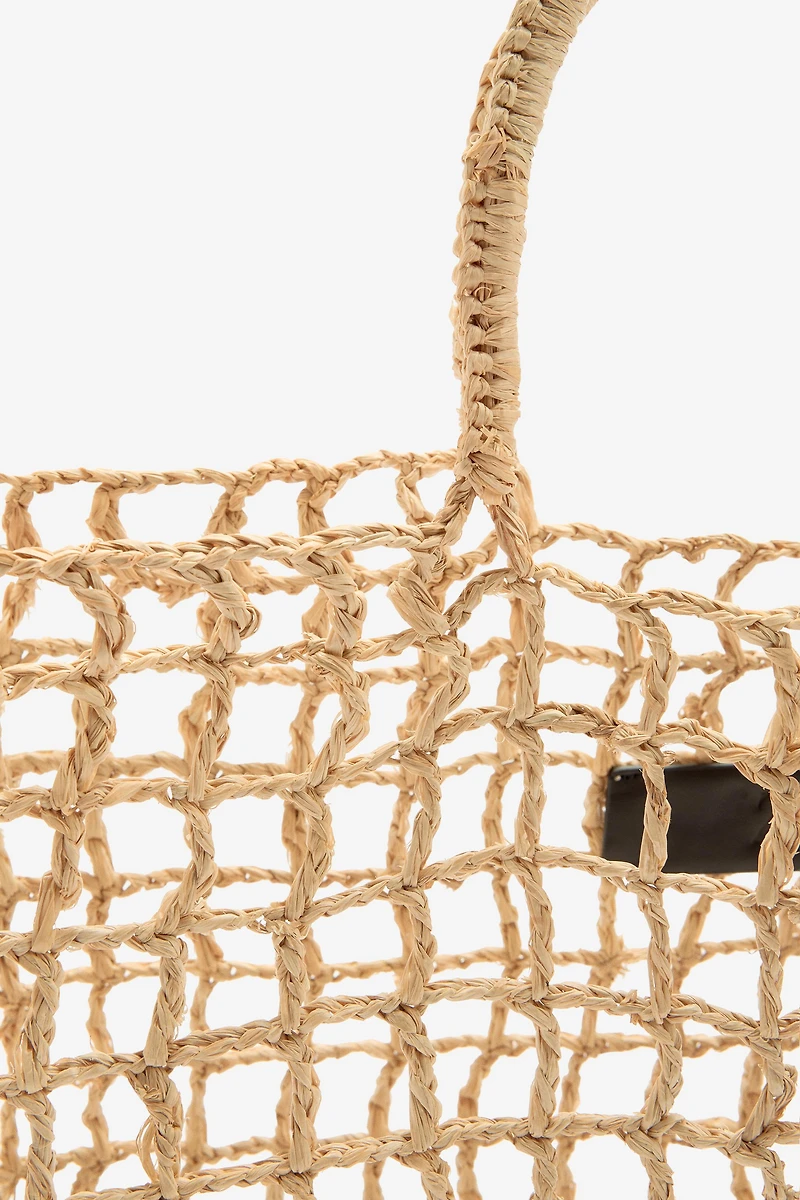 LIMITED EDITION RAFFIA MAXI SHOPPER