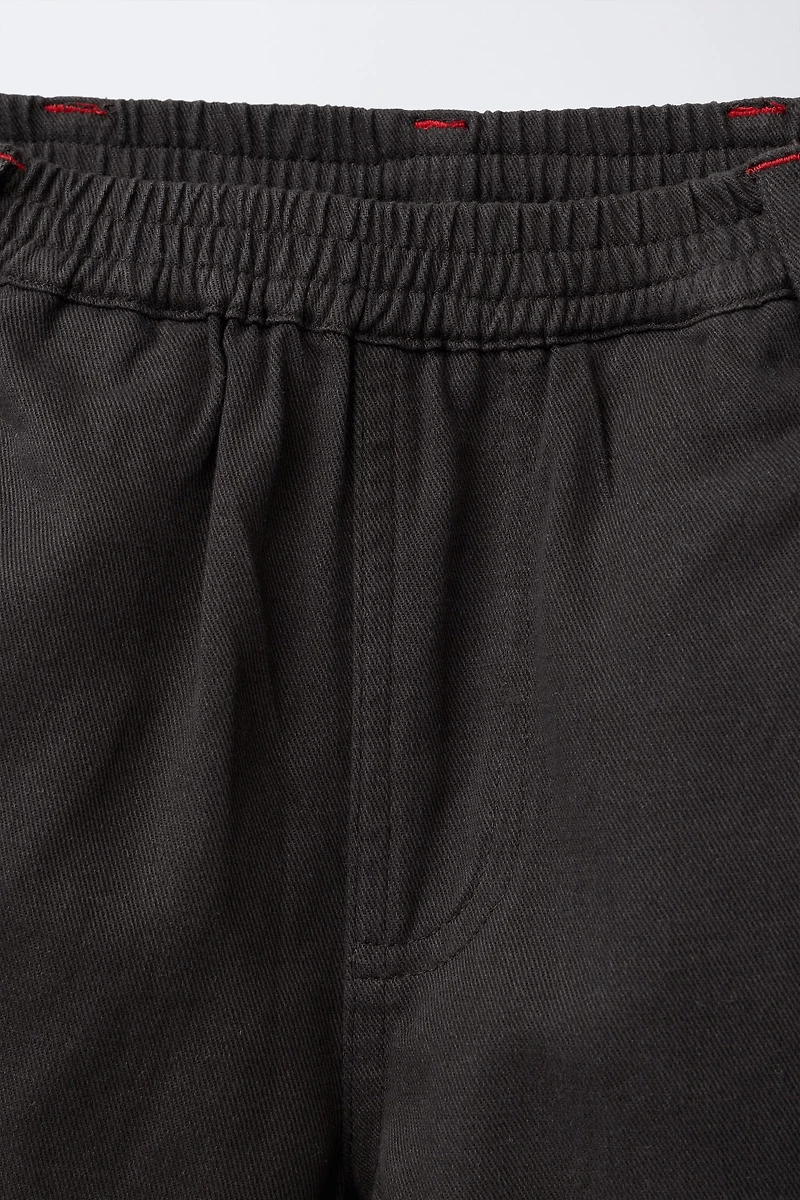 LEAF PATCH PANTS