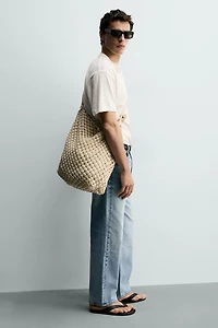 SAC PORTÉ ÉPAULE MACRAMÉ