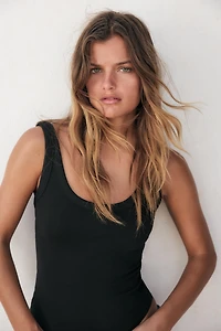 RIBBED BODYSUIT