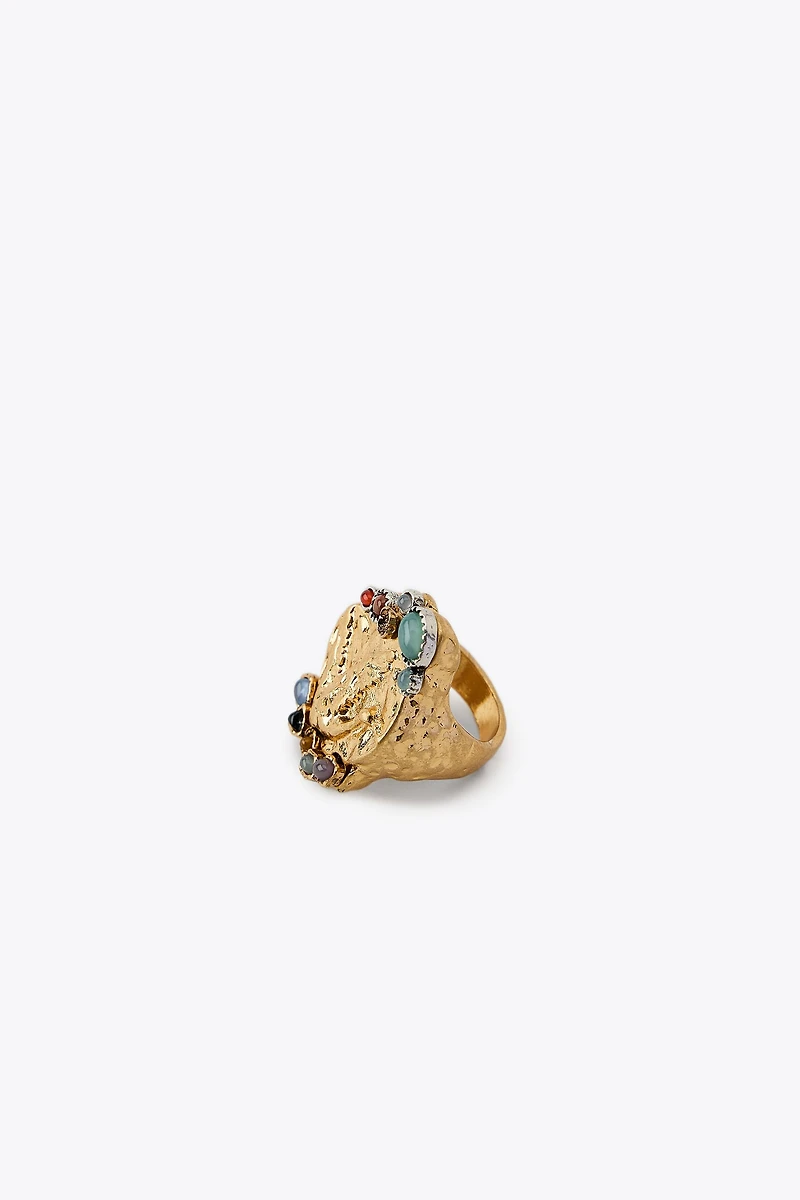 2-PACK OF STONE RINGS
