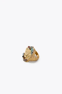 2-PACK OF STONE RINGS