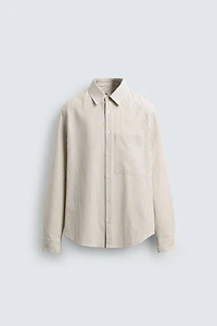 CHEMISE STRUCTURÉE OXFORD À RAYURES