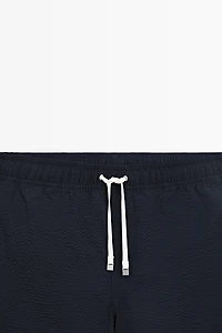 Plain textured swimsuit