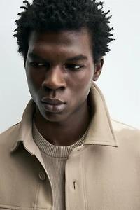 COMFORT TEXTURED OVERSHIRT