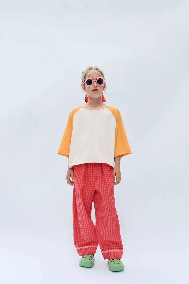2-14 ANS/ PANTALON À CARREAUX VICHY ÉDITION LIMITÉE