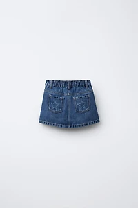 JUPE EN DENIM ÉTOILES