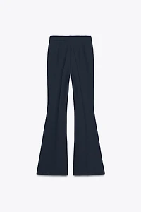 BUCKLED FLARE PANTS