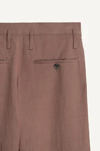 RELAXED FIT WRAP PANTS