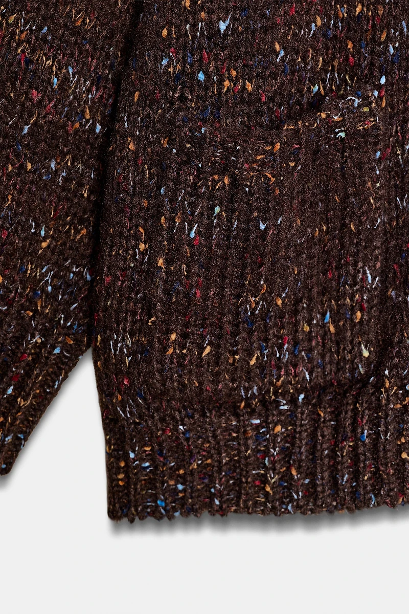 OVERSIZED KNIT PINCHITA CARDIGAN