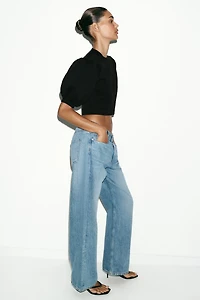 PUFF SLEEVE KNIT TOP