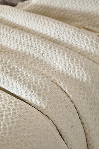 CHILDREN'S MINI WAFFLE-KNIT BEDSPREAD