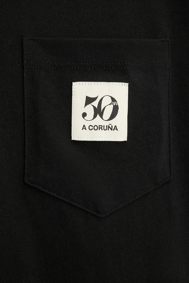 50TH ANNIVERSARY POCKET PATCH T-SHIRT