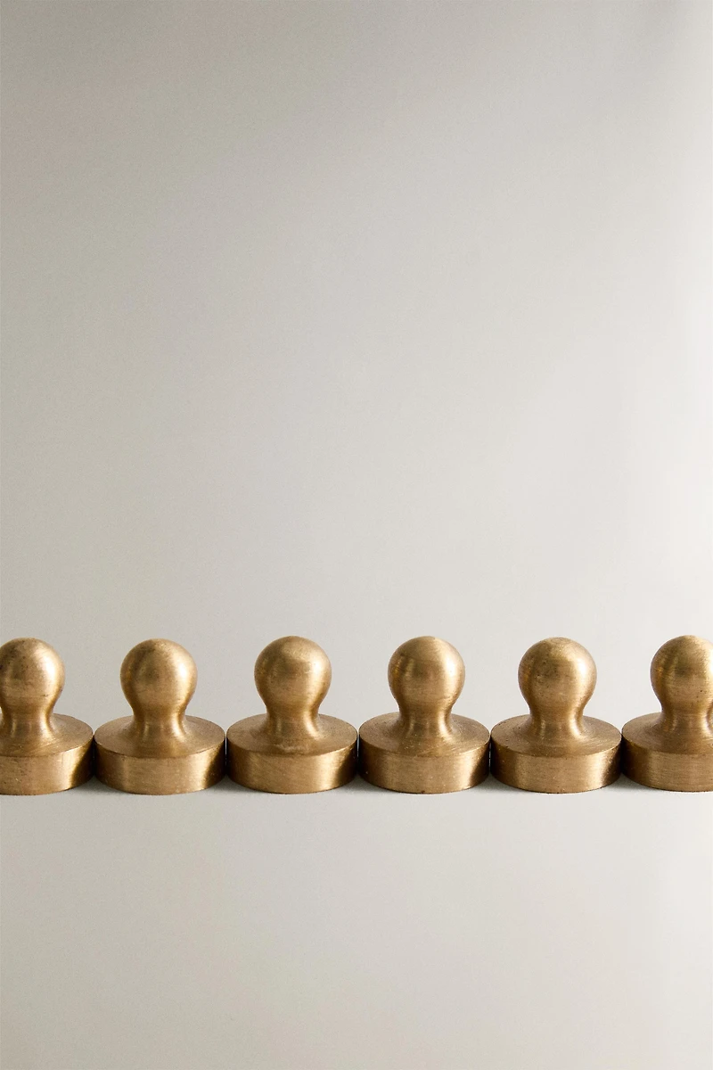 AIMANTS EN LAITON (PACK DE 12)