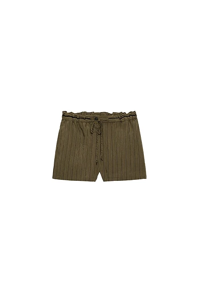 ZW COLLECTION JACQUARD STRIPED SHORTS