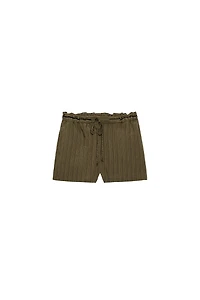 ZW COLLECTION JACQUARD STRIPED SHORTS