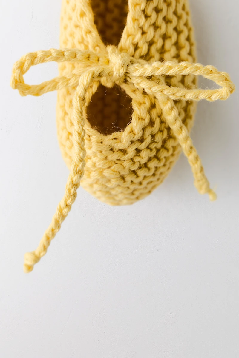 LIMITED EDITION COTTON KNIT BOOTIES