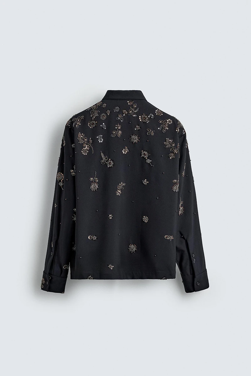 CHEMISE FLUIDE À PAILLETTES ÉDITION LIMITÉE