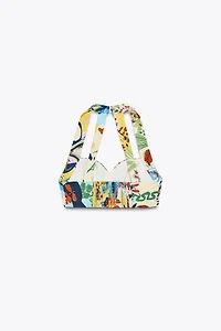 PRINTED CROP TOP
