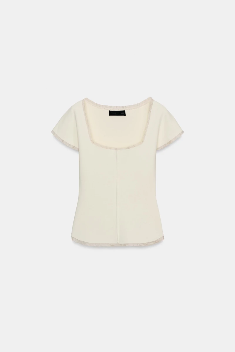 KNIT CORSET TOP