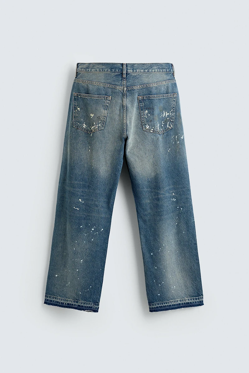 SPLATTER LOOSE FIT JEANS