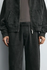 PANTALON DE JOGGING COUPE DÉCONTRACTÉE DÉLAVÉ