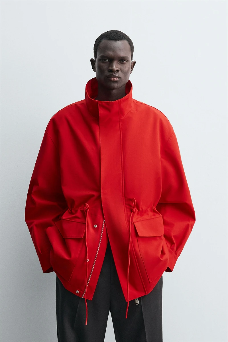 WATER REPELLENT DETACHABLE PARKA