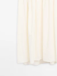 Contrast long dress - Studio