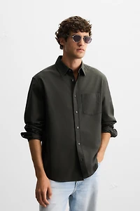 TEXTURED OXFORD SHIRT