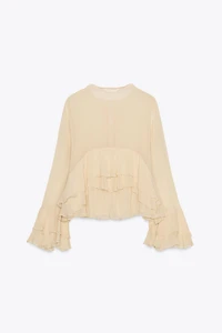 ZW COLLECTION RUFFLED SHIRT