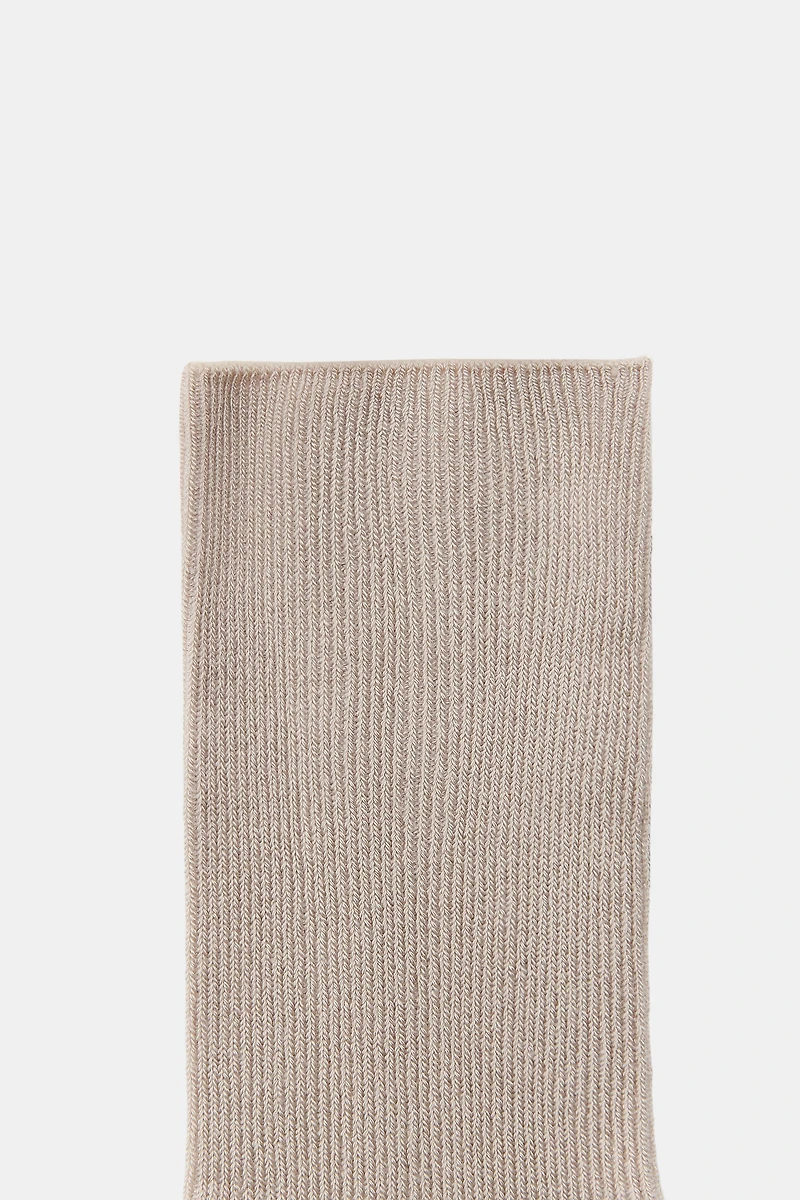 RIB HIGH SOCKS