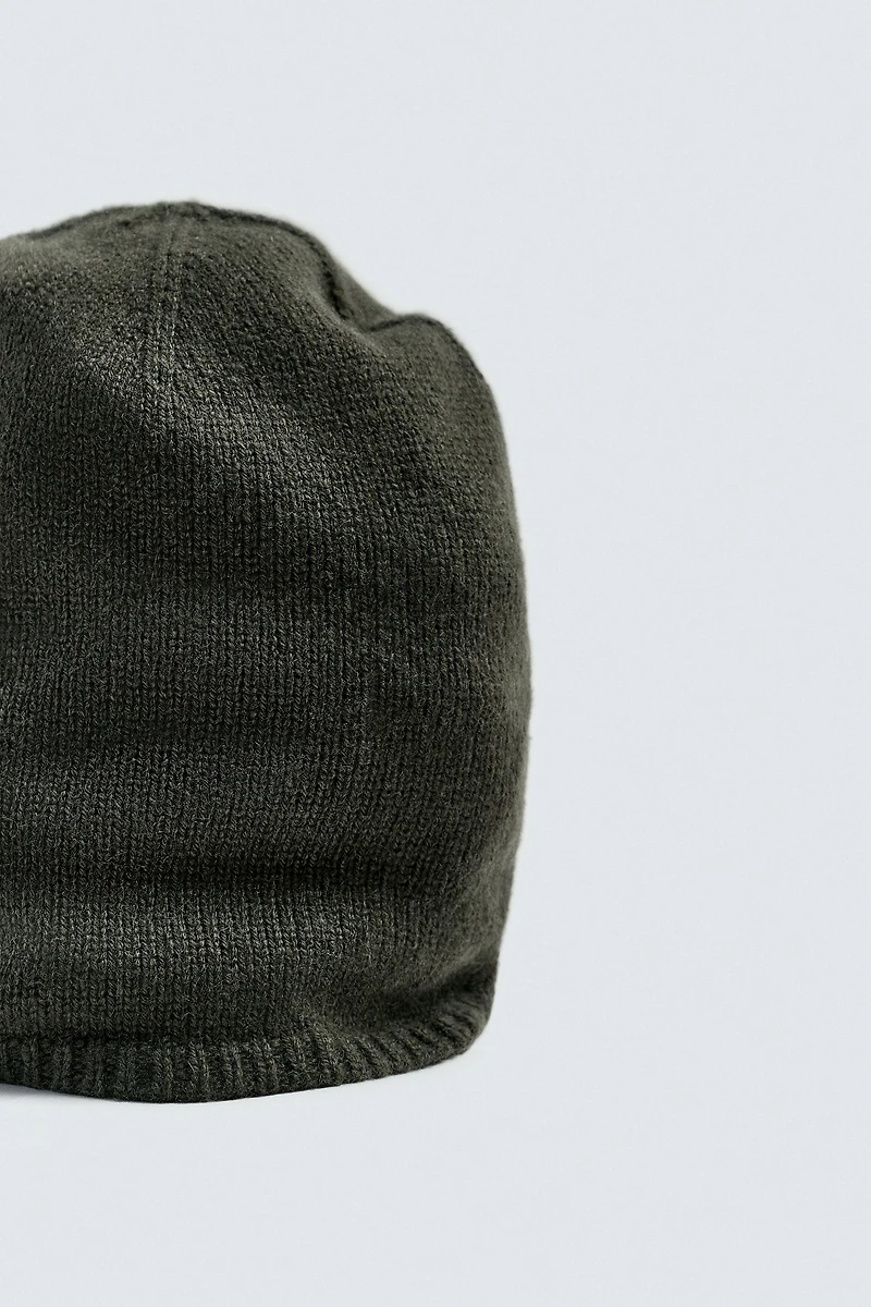 100% CASHMERE KNIT HAT