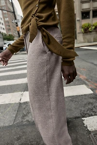 ASYMMETRIC KNIT SWEATER