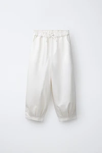 PANTALON BARREL À PINCES