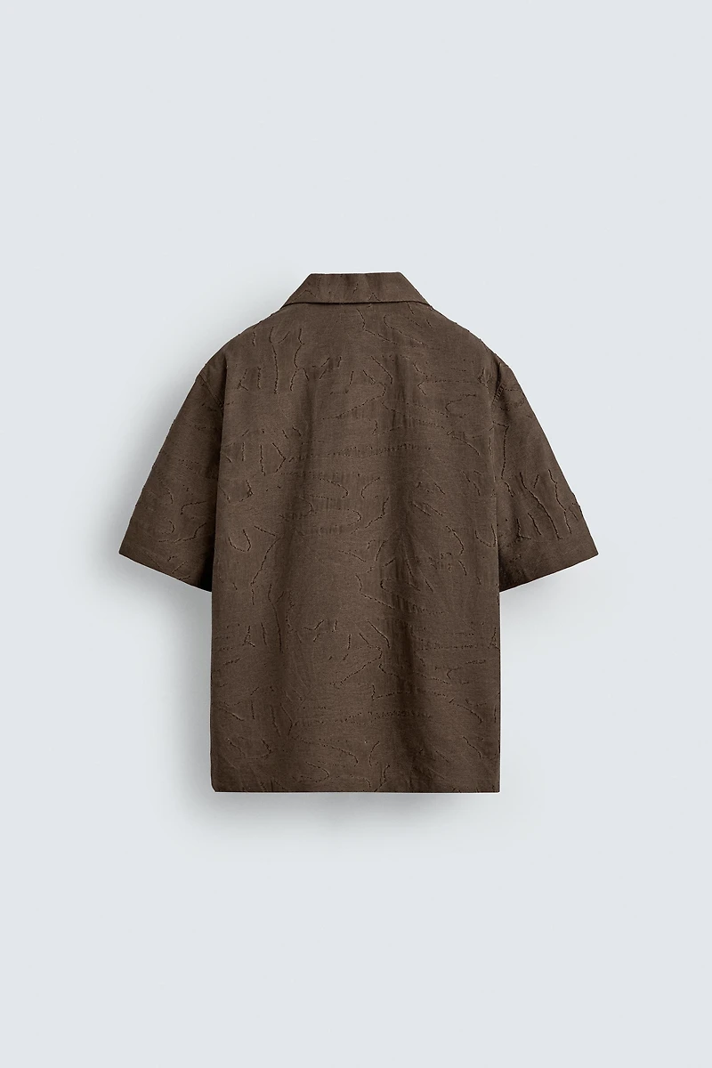 FLORAL JACQUARD SHIRT
