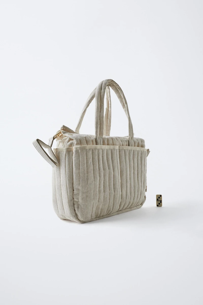 LOT SAC À LANGER À RAYURES