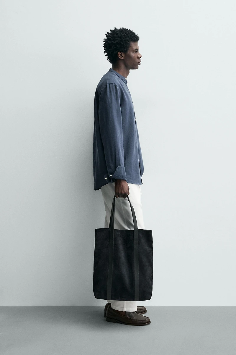 RELAXED FIT LINEN - COTTON SHIRT