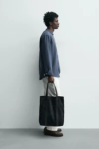 RELAXED FIT LINEN - COTTON SHIRT