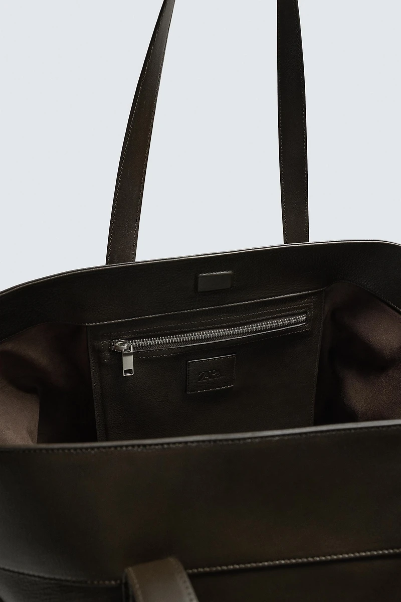 SAC SHOPPER EN CUIR