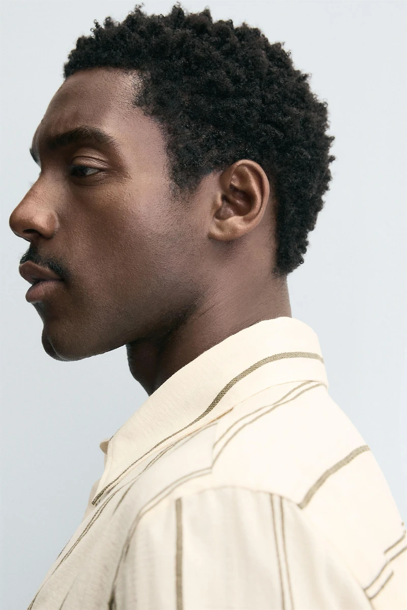 STRIPED JACQUARD SHIRT