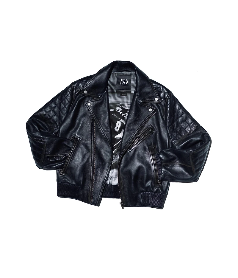 BLOUSON DE MOTARD EN CUIR CRAIG MCDEAN