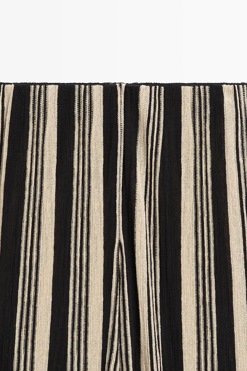 Striped sarouel co-ord pants