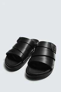 BUCKLED SANDALS